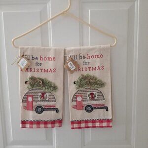 Dish Towels Christmas NWT